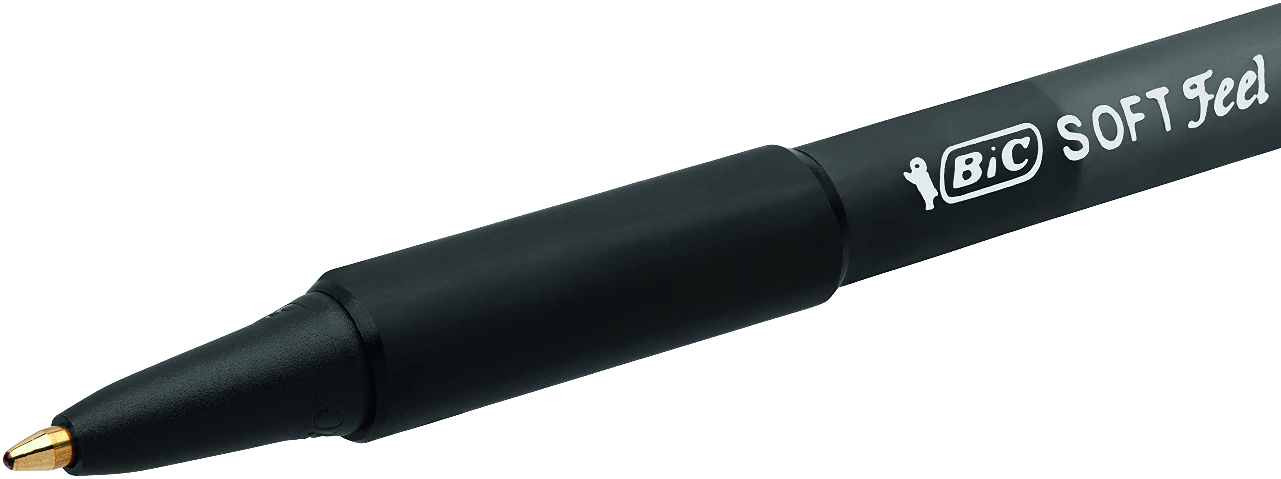 BiC Soft Feel Clic Grip Ballpoint Pen, Pack of 15, Black 3