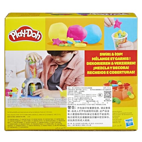 Play-Doh Swirlin' Smoothies Toy Blender Playset - Creative Kitchen Roleplay for Ages 3+