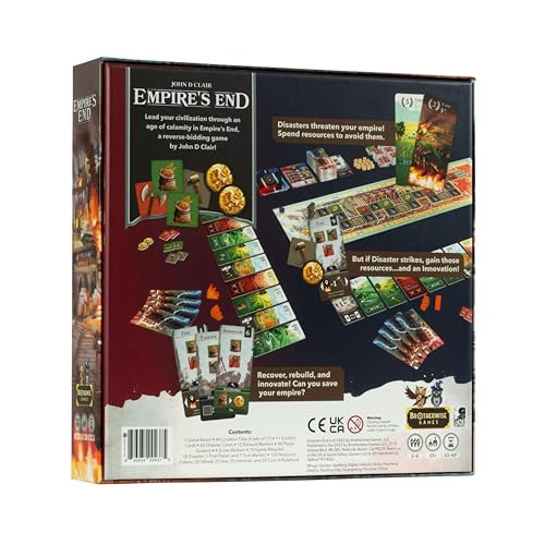 Brotherwise Games Empire's End Strategy Board Game 8