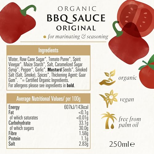 Biona Organic BBQ Sauce, 250ml