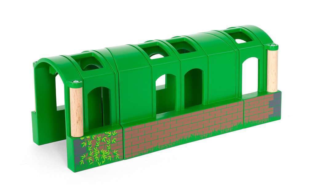 BRIO World Flexible Tunnel Wooden Railway Accessory Set for Kids 7
