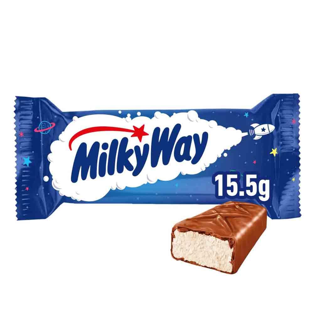 Milky Way Fun Size Chocolate Bars - Halloween Party Bag Filler, 15.5 oz Multipack 5