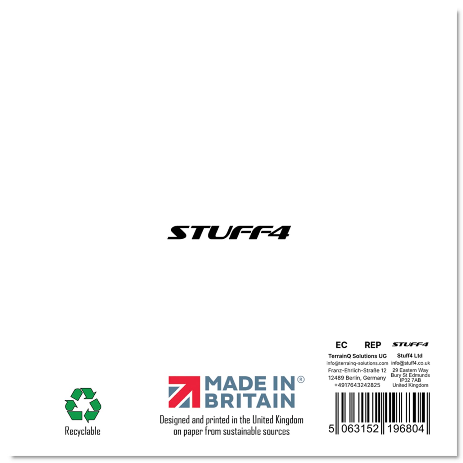 Stuff4 Funny Leaving Card for Colleagues Men Women - Off You F*ck Then | Blank Inside | 145mm x 145mm