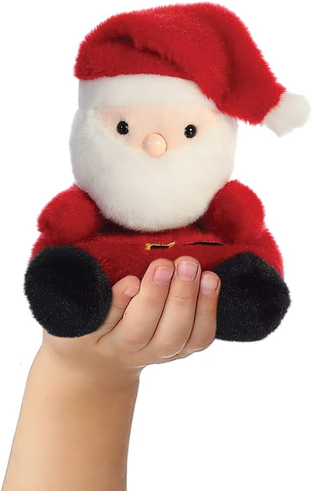 Aurora Palm Pals Santa Claus - Soft Plush Stuffed Animal for Babies & Toddlers