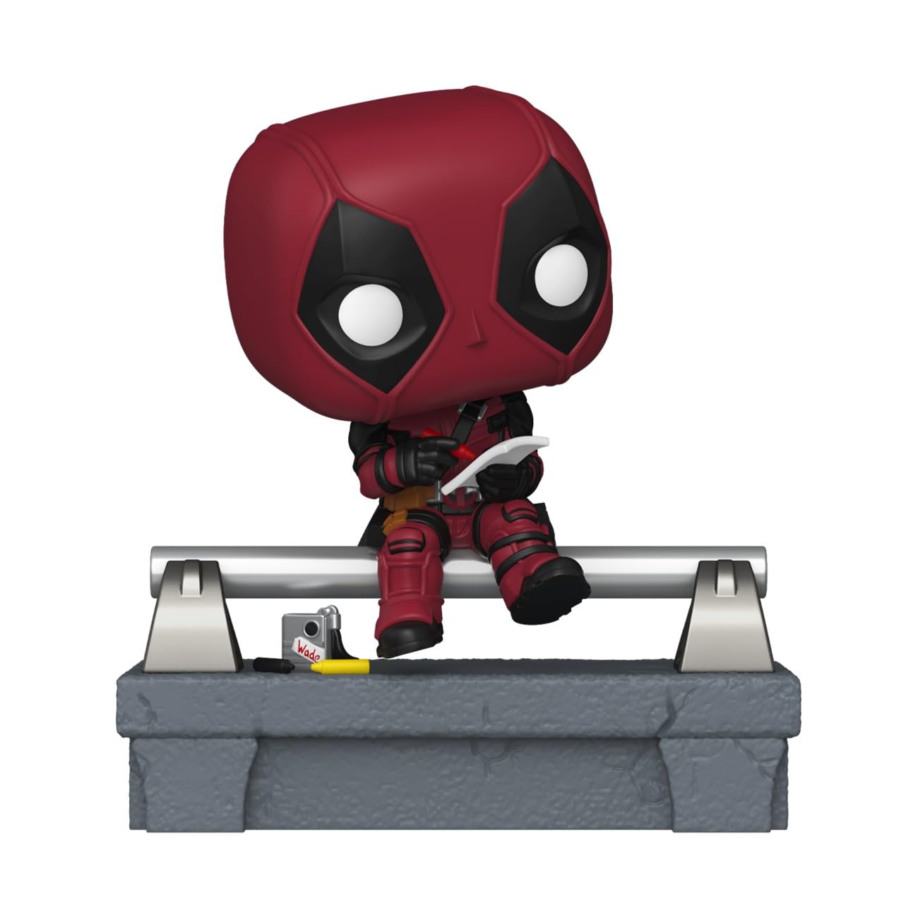 Funko POP! Deluxe - Deadpool on Bridge Collectable Vinyl Figure | 3.75 in 2