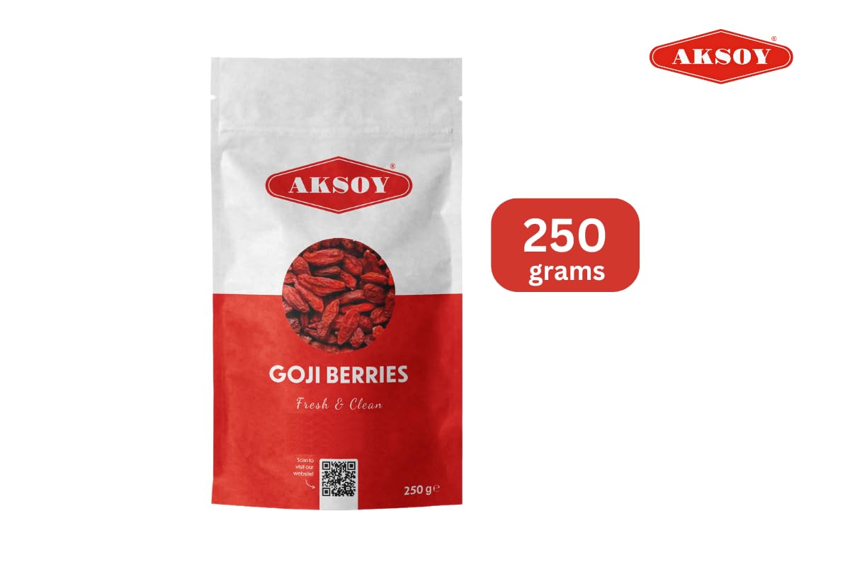 AKSOY Goji Berries - 250g | Raw Sun-Dried | Vegan, Natural 4