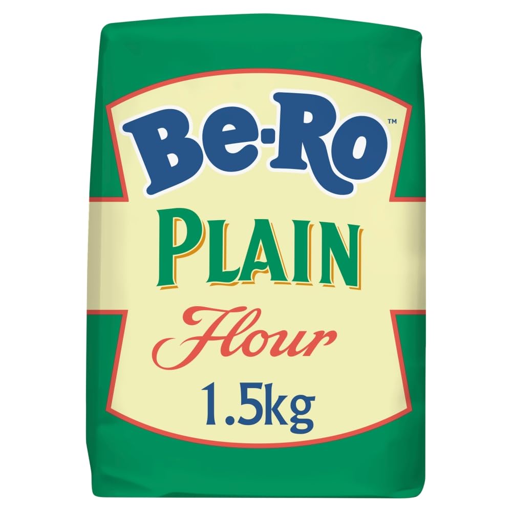 Be-Ro Plain All-Purpose Flour - 1.5 kg Bag | Trusted British Baking Staple 1