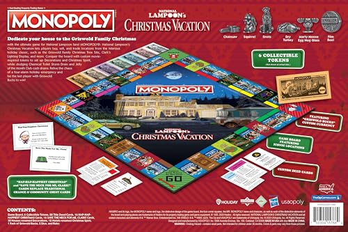 USAOPOLY Monopoly National Lampoon's Christmas Vacation Board Game 9