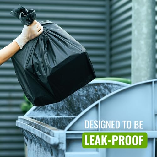 EcoBag Extra Strong Heavy Duty Refuse Sacks - 50 Pack, 70L, Recyclable Bin Bags 6