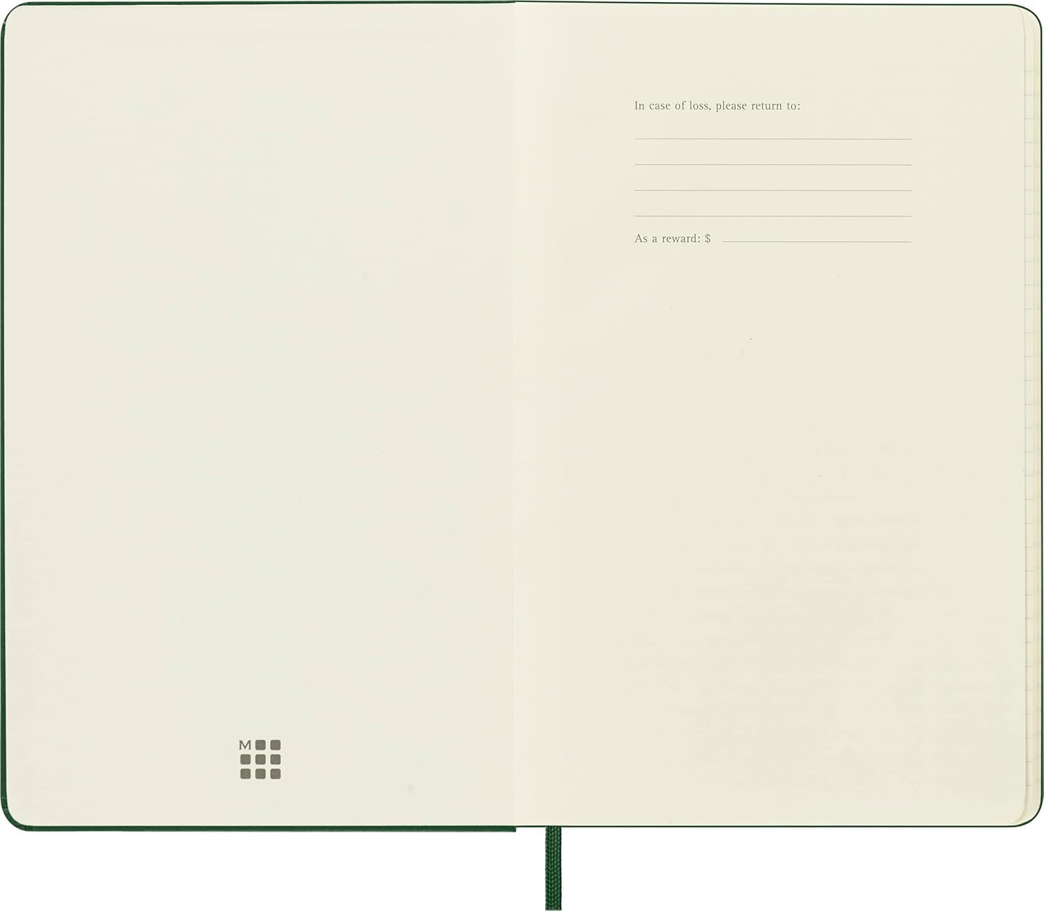 Moleskine Classic Notebook - Hard Cover | Ruled Pages | Large 13x21cm | 240 Pages | Myrtle Green 5
