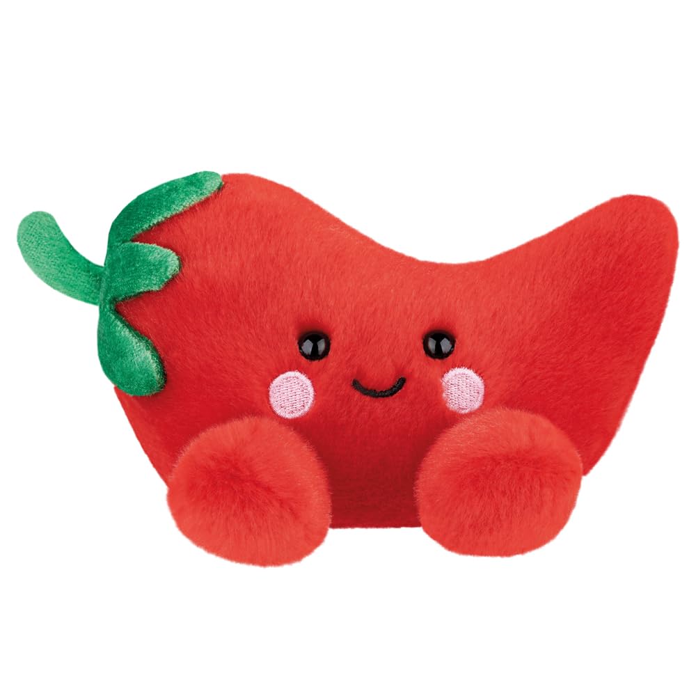 Aurora Palm Pals Fuego Chili Pepper Soft Toy - 13cm, Red, Suitable from Birth 1