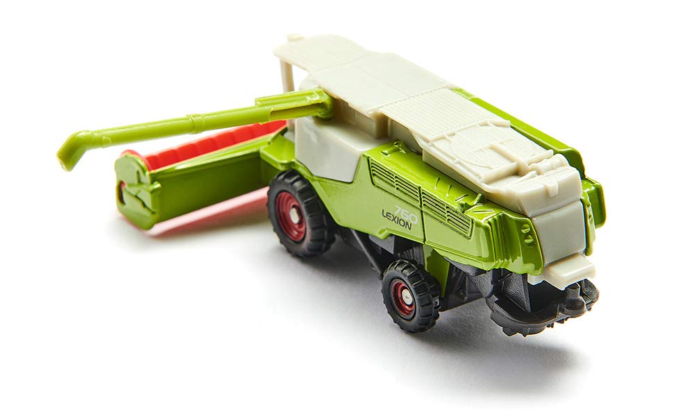 SIKU 1476 Claas Combine Harvester Scaled Model | Metal/Plastic | Green | Movable Winch 5
