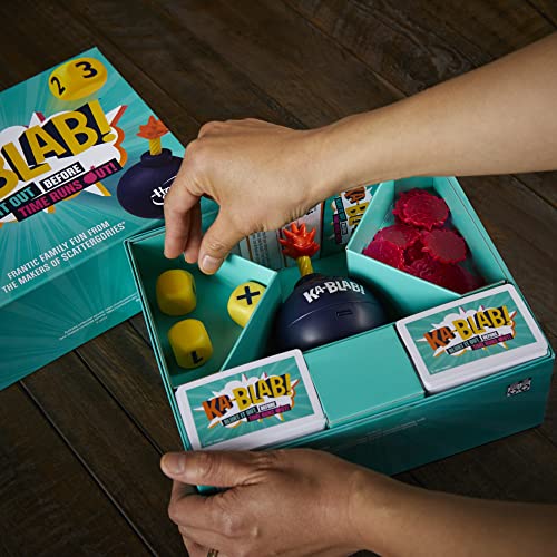 Hasbro Gaming Ka-Blab! Family Party Board Game for 2-6 Players, Ages 10+ 12