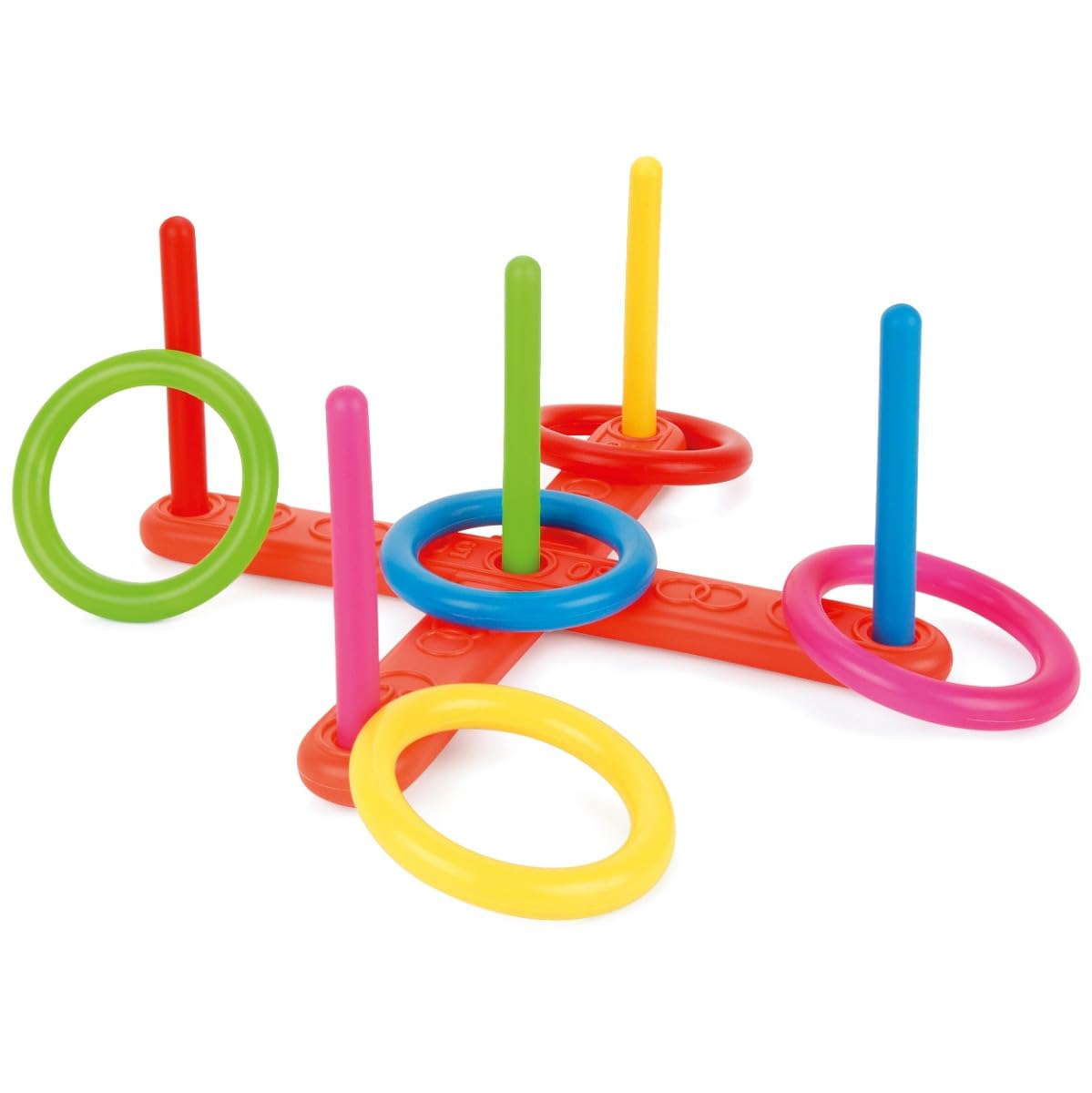 Toyrific Quoits Set - Plastic Ring Toss Game for Kids | Outdoor & Indoor Play | Up to 5 Players 1