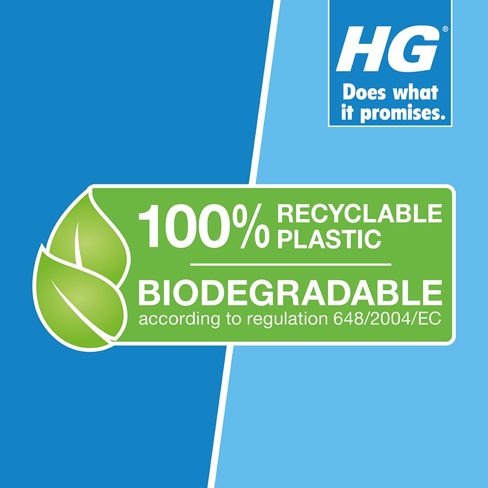 HG Super Powerful Toilet Cleaner Gel - 500ml Bathroom Descaler for Limescale & Stains