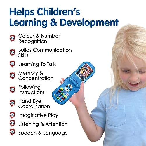 Paw Patrol Flip-Up Phone - Interactive Learning Toy for Toddlers 18 Months & Up 11