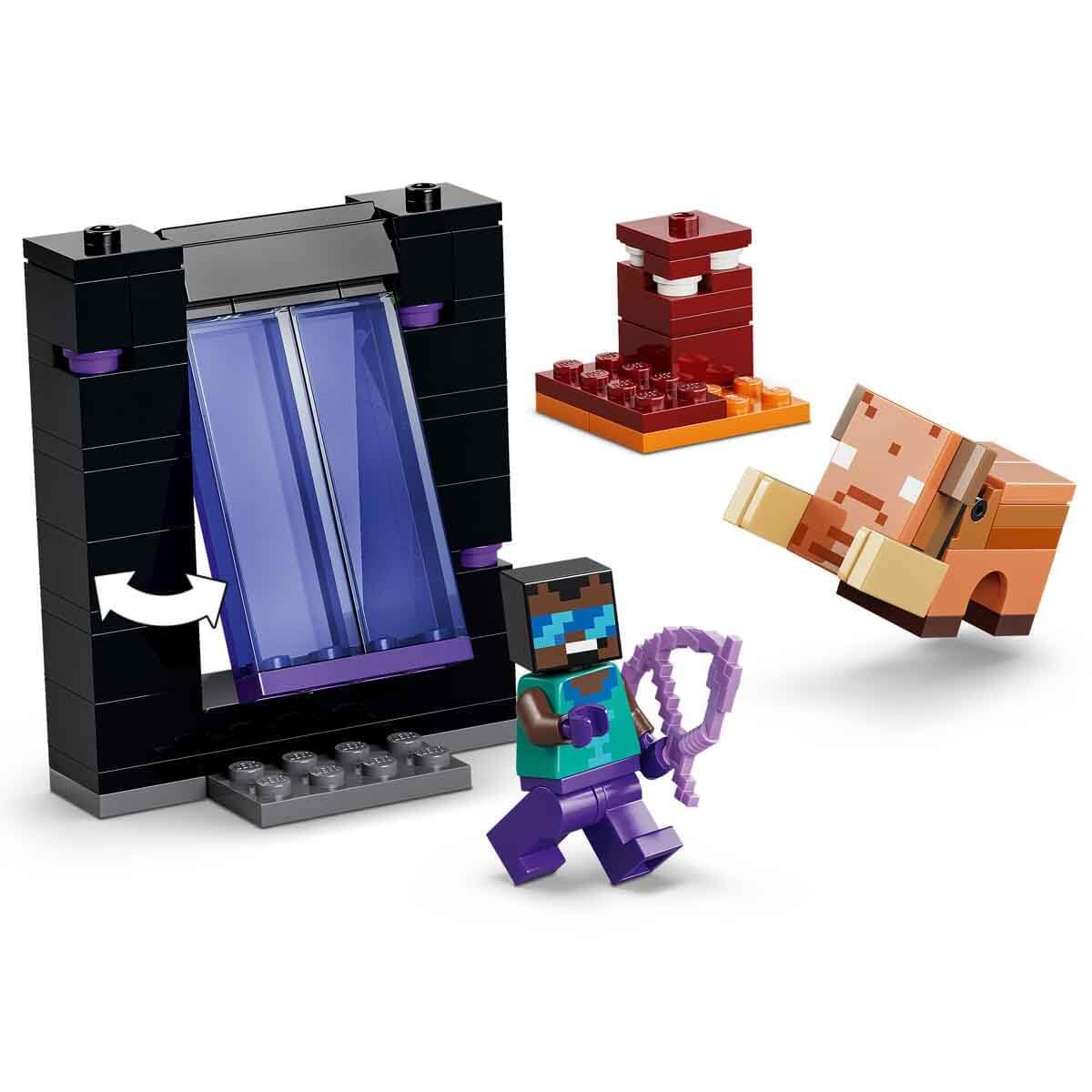 LEGO Minecraft Nether & End Portal Journey Building Set | Ages 7+ | Model 21584 4