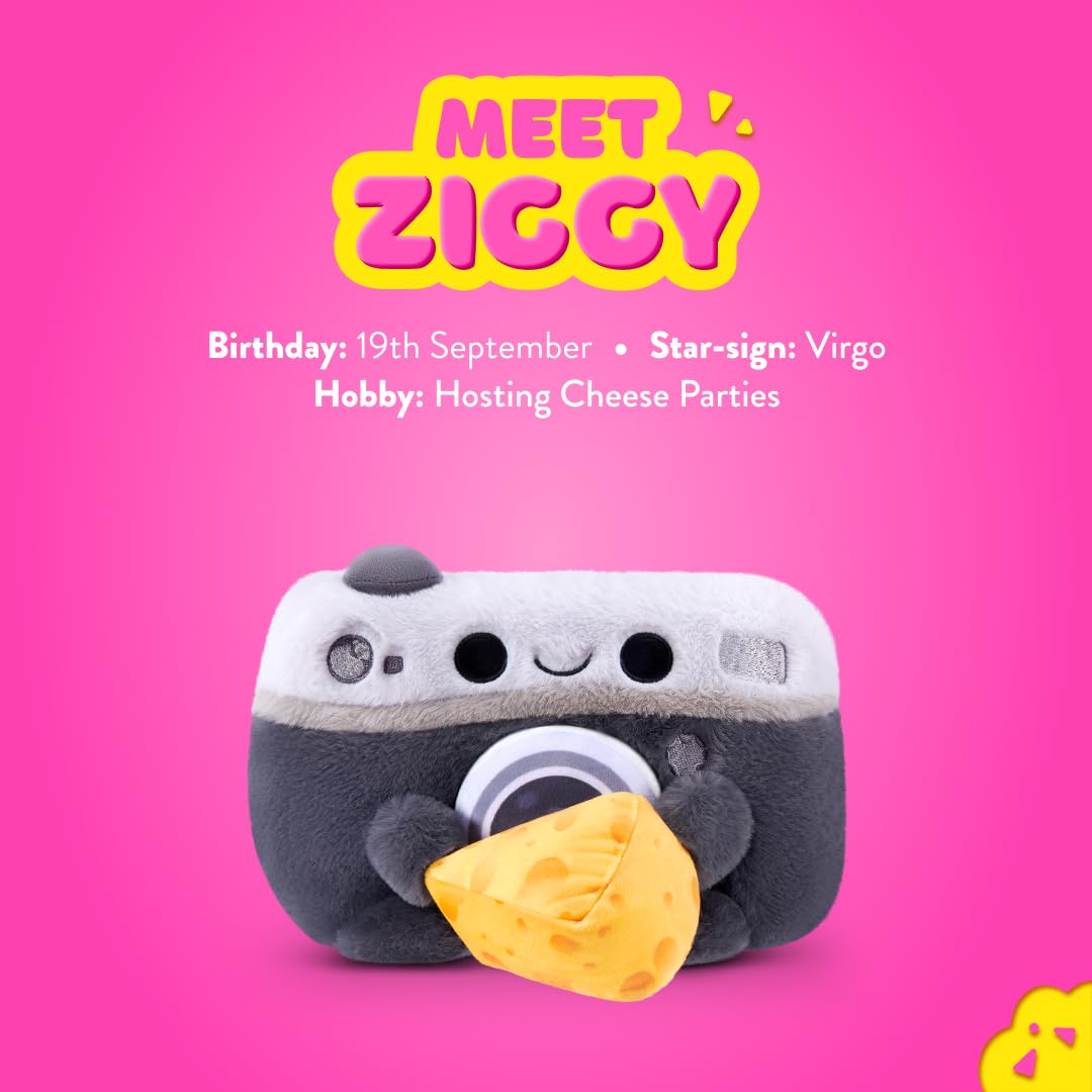 Snackles Core Series 2 8-inch Plush Toy - Camera with Cheese | ZURU 3