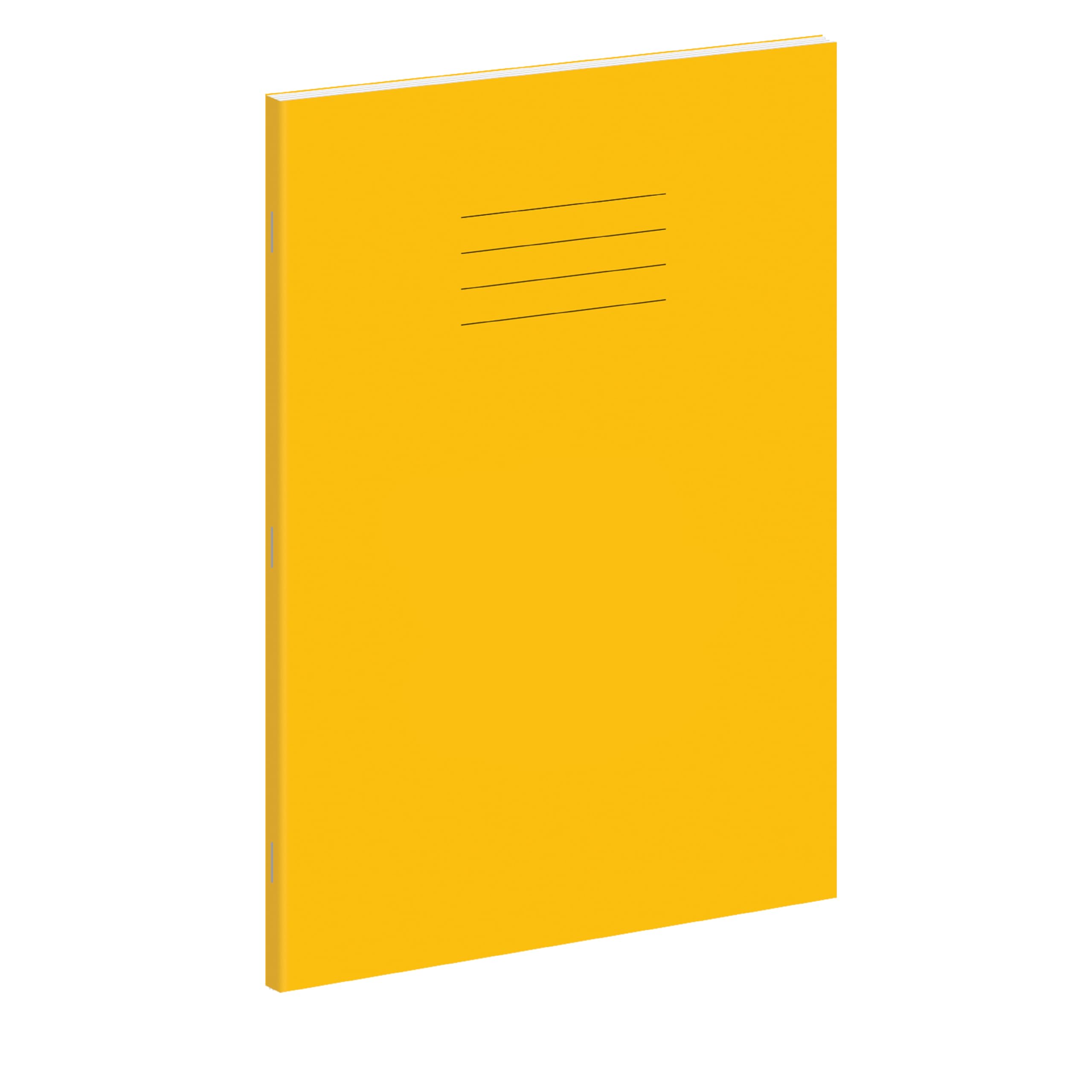 Hamelin A4 Lined Exercise Books - 48 Pages, 75 gsm Paper, Yellow | Pack of 10 2