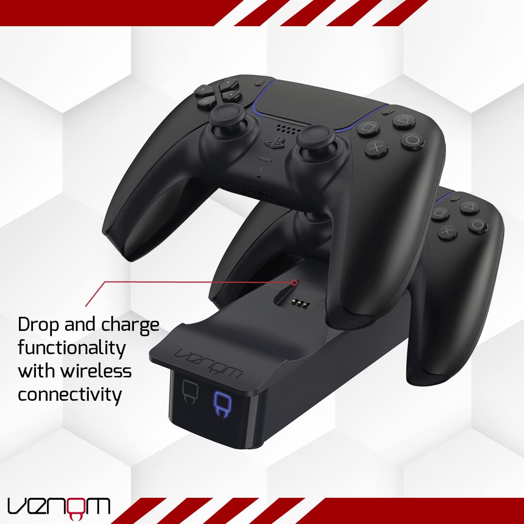 Venom PS5 Controller Twin Docking Station - Black (PS5) 3