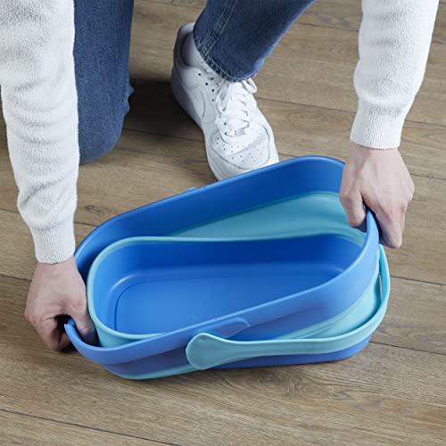 Spontex Ultra Compact Twist Mop and Bucket Set - Microfibre Mop with Built-In Wringing System