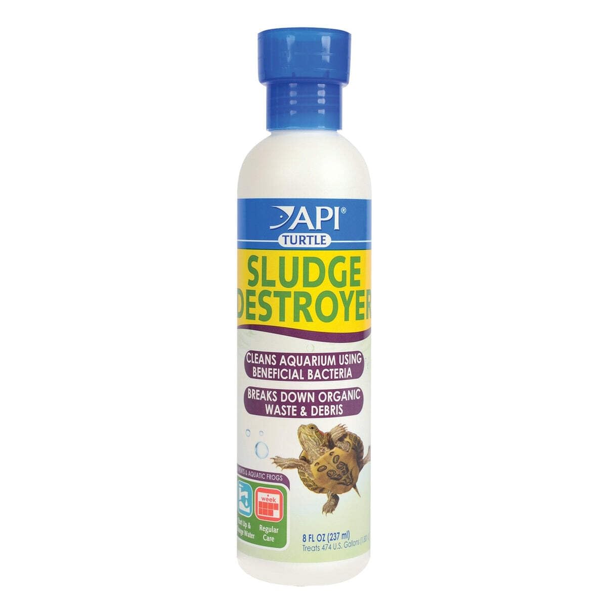 API Turtle Sludge Destroyer Aquarium Cleaner and Sludge Remover Treatment | 237 ml Liquid 2