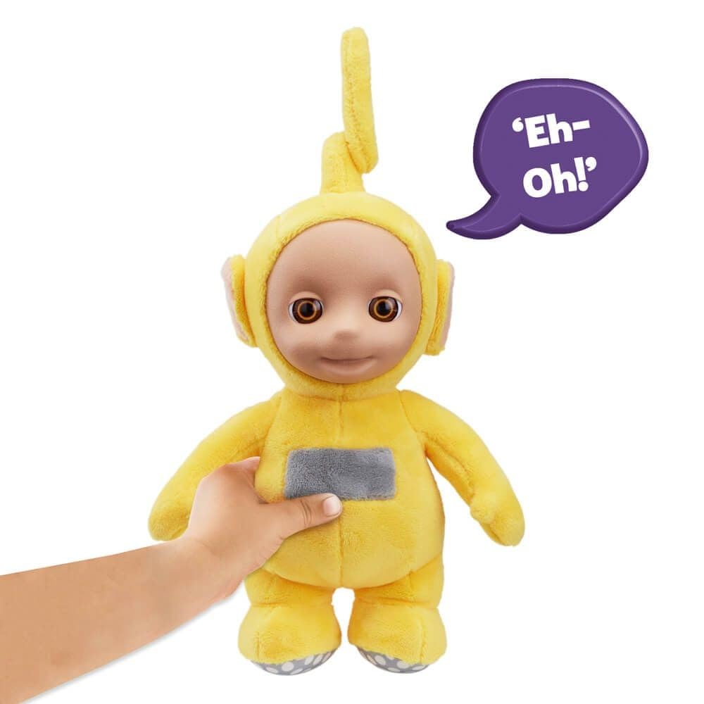Character Uk Teletubbies 9 Inch Talking Laa-Laa Soft Toy, Yellow