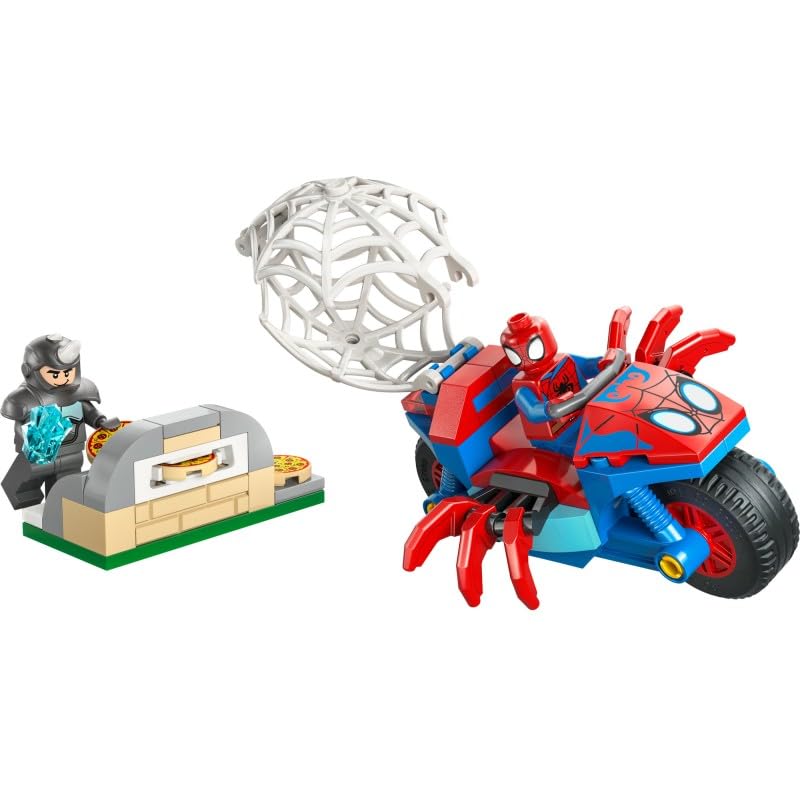 LEGO Marvel Spidey on his Motorcycle vs. Rhino Building Set - Ages 4+ | 11206 4