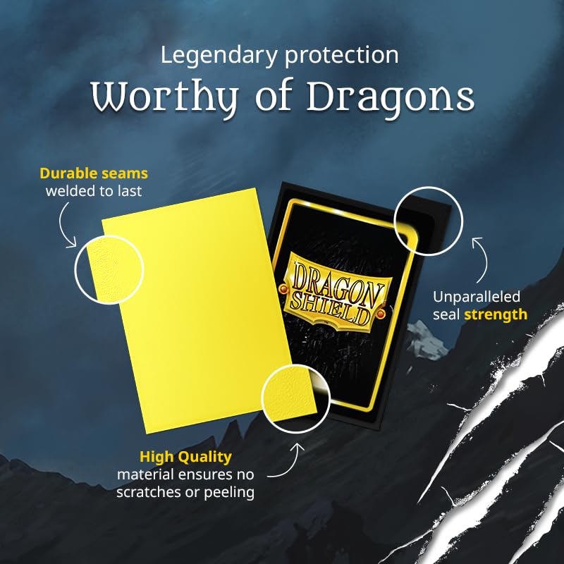 Dragon Shield AT-15005 Dual Matte Snow Sleeves - Standard Size, 100 Count | Durable Plastic 6
