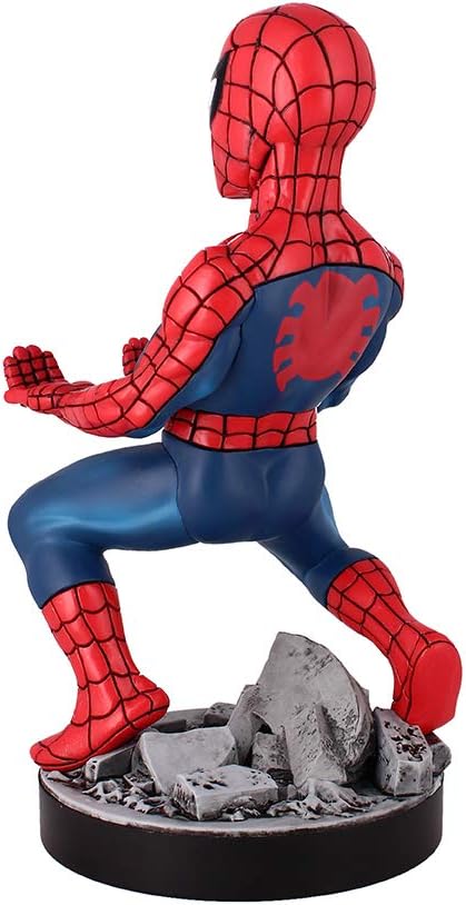 Spider-Man Classic Cable Guy - Controller & Phone Holder with 2-in-1 Charging Cable