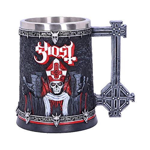Nemesis Now - Ghost Papa Emeritus III Summons Red Tankard Resin Mug