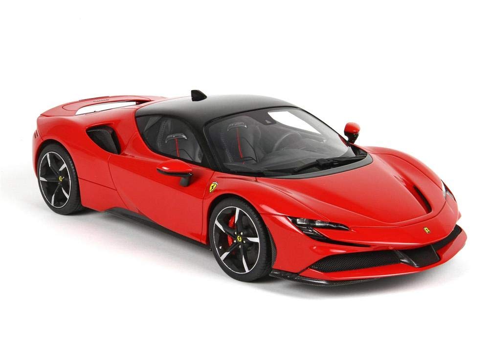 Bburago FERRARI RACE & PLAY SF90 STRADALE Super Car Model | 1:43 Scale Diecast