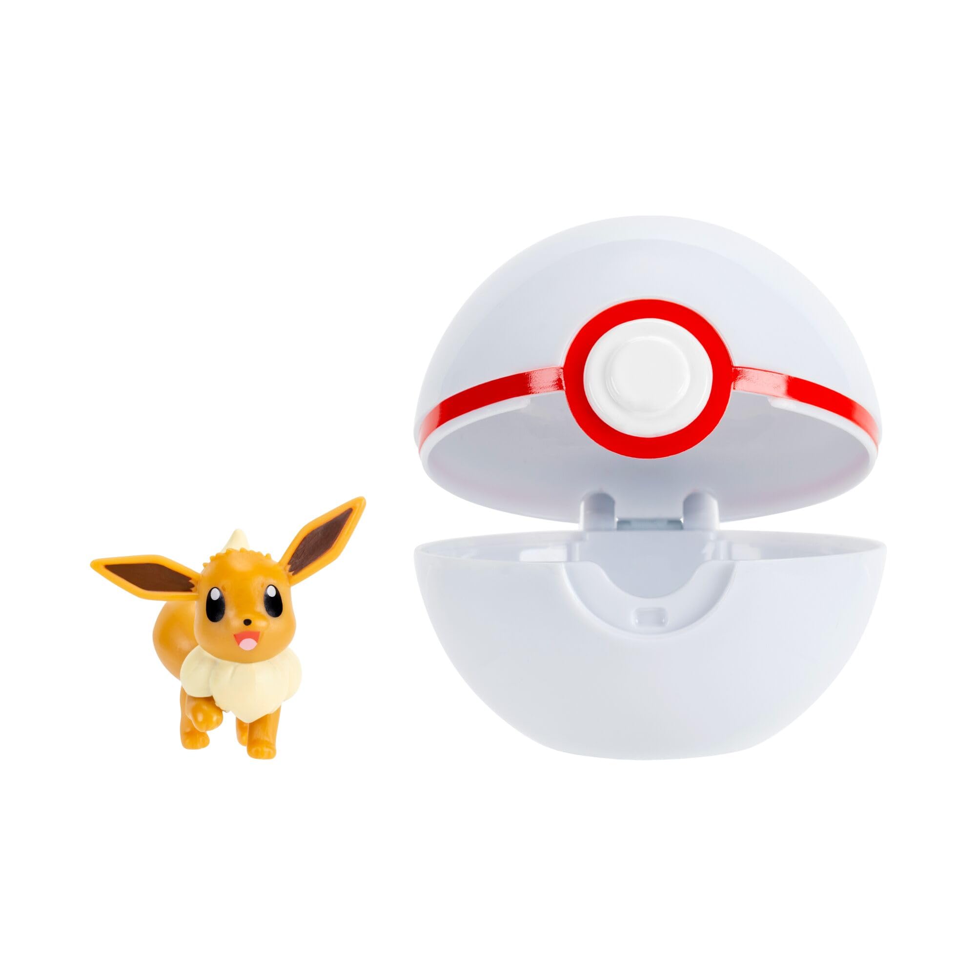 Pokémon Clip ‘N’ Go Eevee and Premier Ball Playset | 2-Inch Figure | Ages 4+ 5