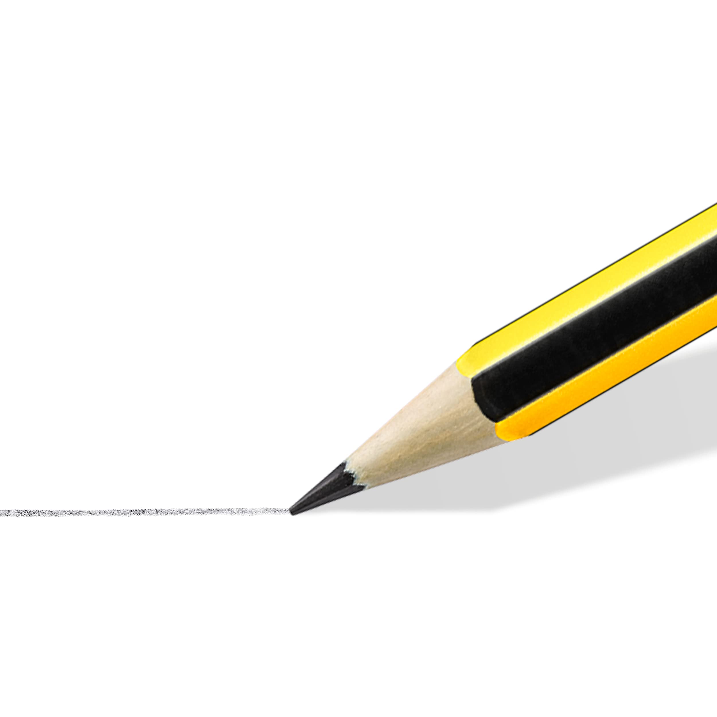 STAEDTLER 121S1BK10D Noris School Graphite Pencils - HB Degree (Pack of 10 3