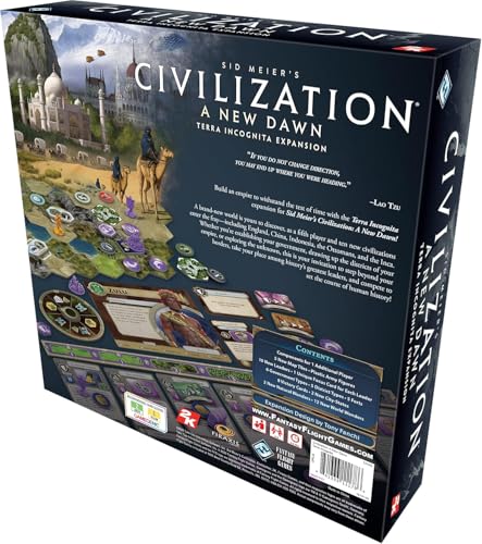 Fantasy Flight Games Civilization: A New Dawn - Terra Incognita Expansion (FFGCIV02)