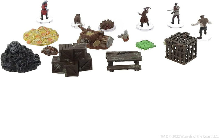 Wizkids D&amp;D Icons of The Realms Adventure in A Box Wererat Den Miniatur