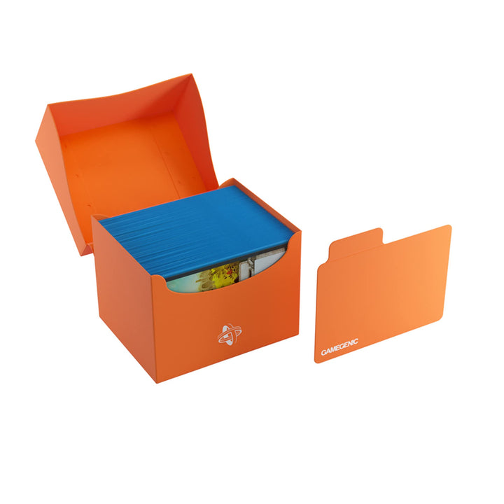 Gamegenic Side Holder 100+ XL Orange - Holds 100 Double-Sleeved Cards