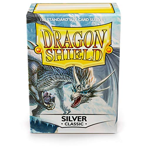 Dragon Shield Silver Standard Size Card Sleeves (100 Count)