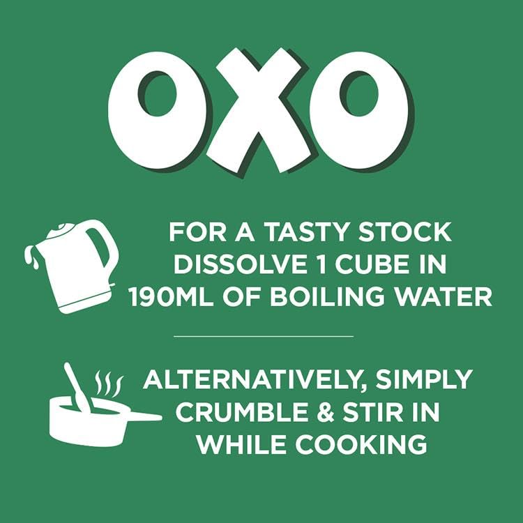 OXO Vegetable Stock Cubes - Plant-Based & Vegan, 60 Cubes, 378g 5