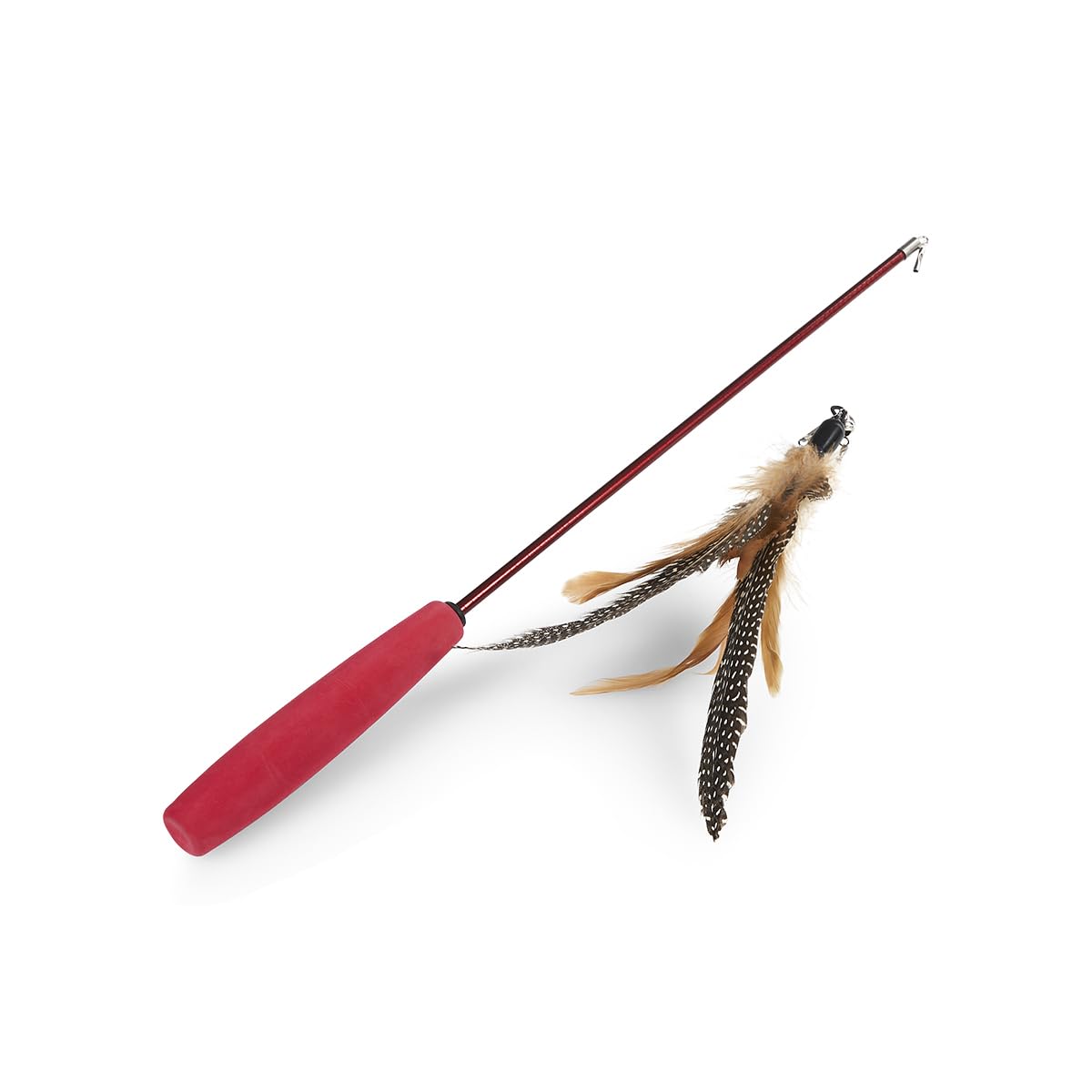 Petface Retractable Feather and Bell Wand Cat Toy - Interactive Teaser | Portable 8