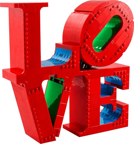 LEGO Art LOVE Building Set 31214 - Brick-Built Home Decor for Adults 9