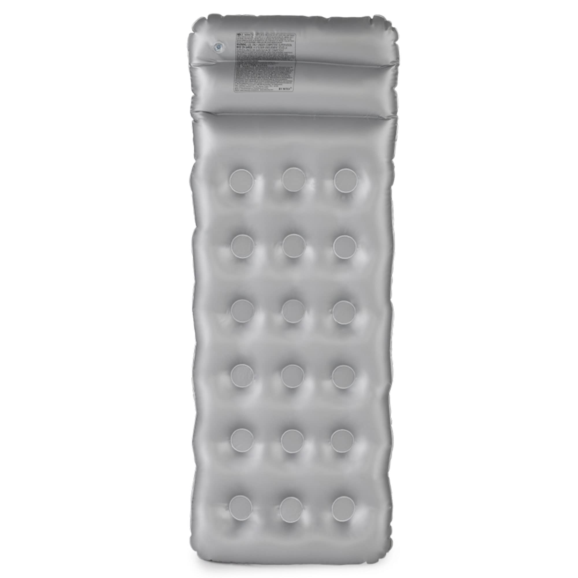 Intex 58894EU Suntanner Lounge Airbed - 74" x 28" | Coil Beam Construction | Cup Holder 9