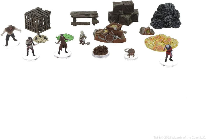 Wizkids D&amp;D Icons of The Realms Adventure in A Box Wererat Den Miniatur