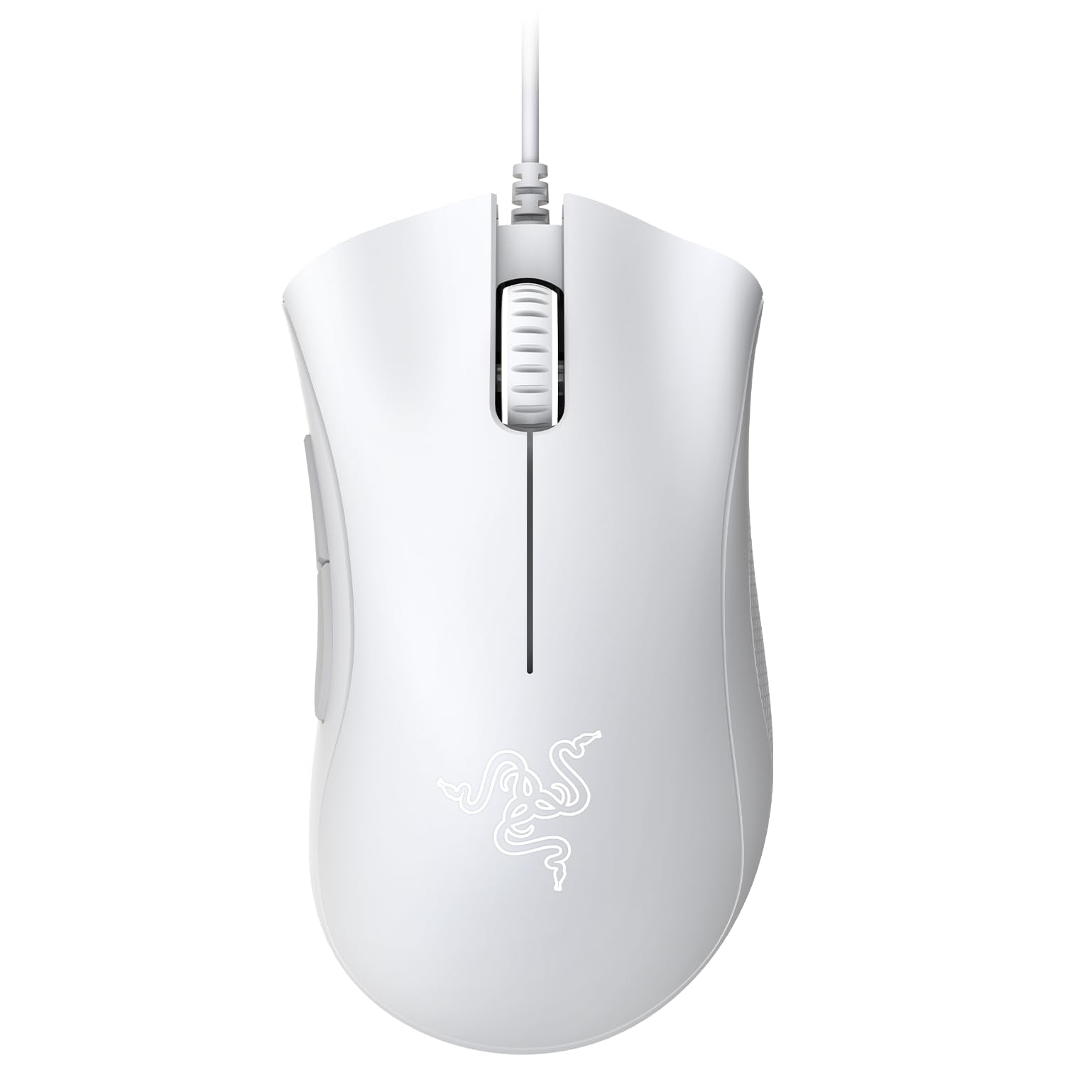 Razer DeathAdder Essential (2021) - Wired Gaming Mouse (Optical Sensor, 6400 DPI, 5 Programmable Buttons, Ergonomic Form Factor) White 1