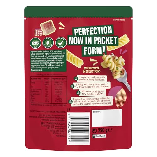 Dolmio - Classics Fusilli Carbonara Ready Meal 6x250g