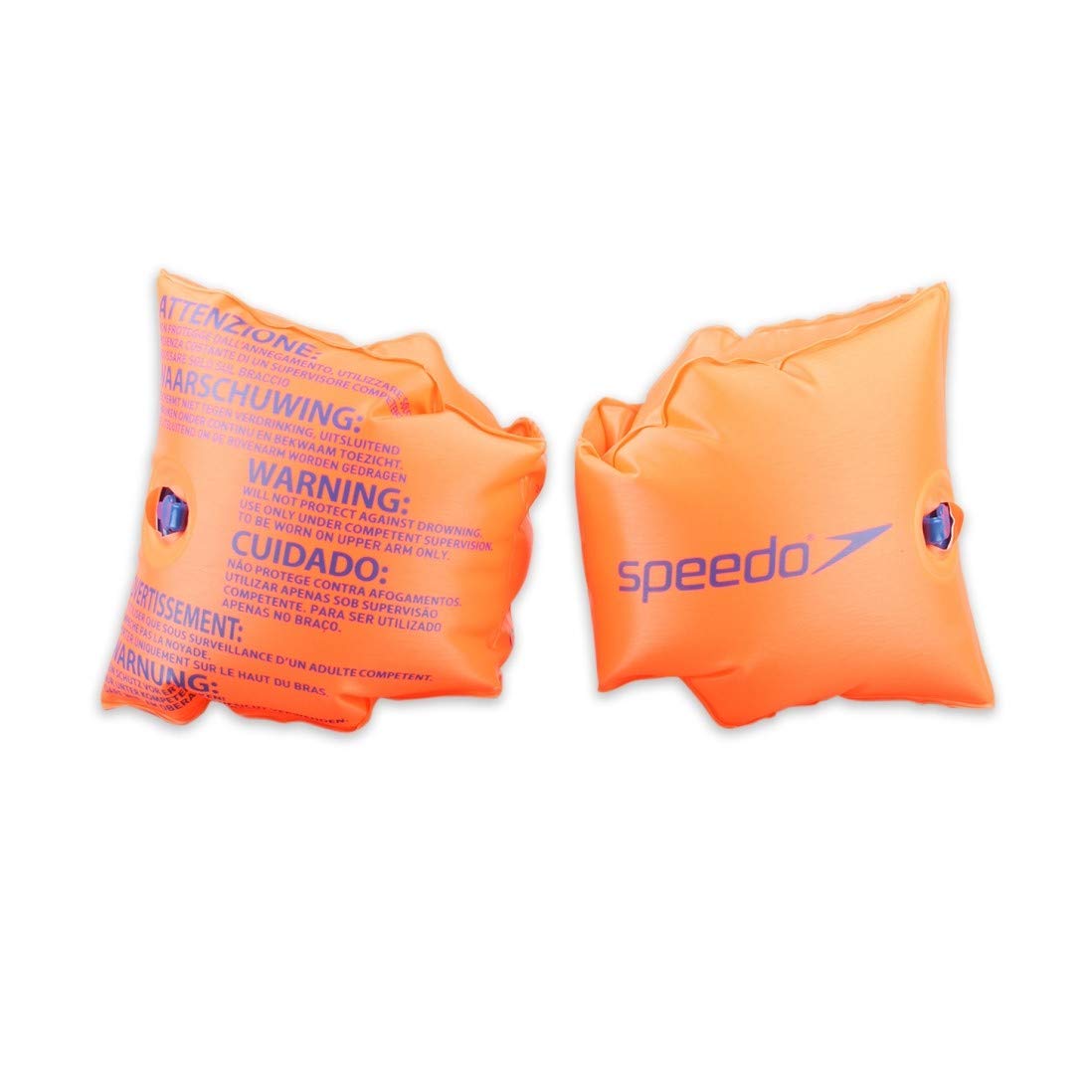 Speedo Inflatable Swimming Armbands - Learn to Swim Aid | Orange, 6-12 Years 3