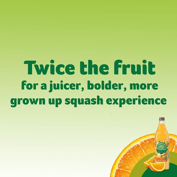 Robinsons Fruit Creations Zesty Orange & Mango Juice Drink, 1000ml
