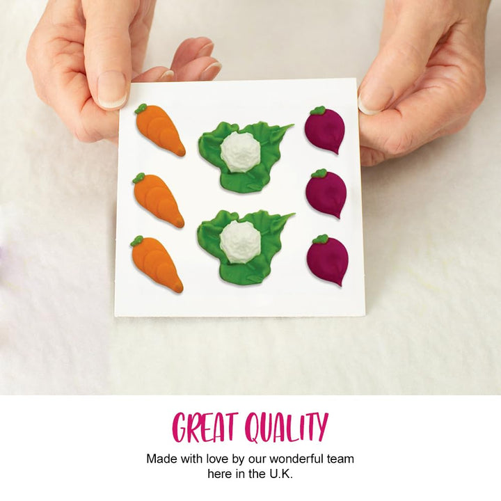 Anniversary House - Vegetable Patch Edible Sugarcraft Cake Toppers