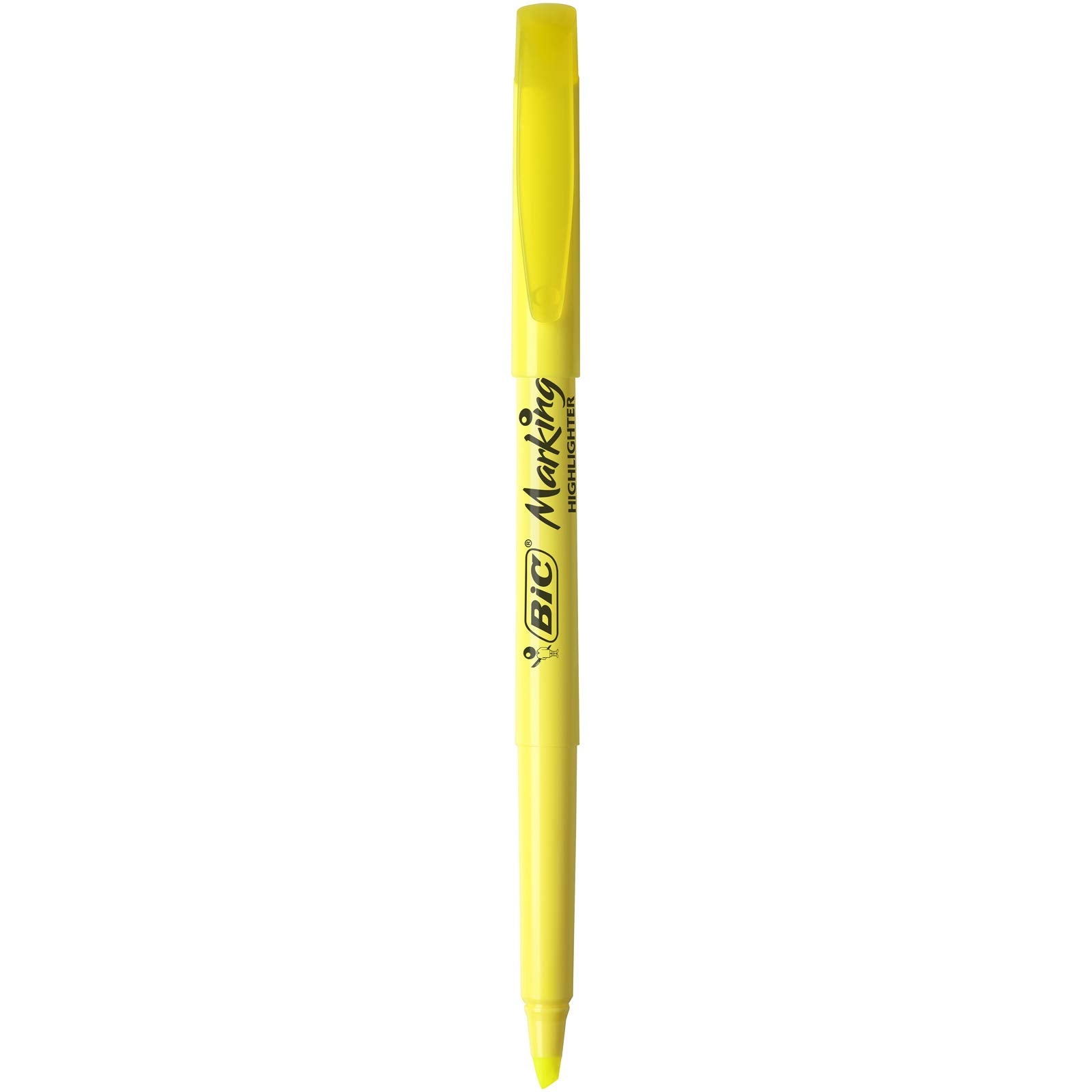 BIC Stationery Bundle: 10 Cristal Pens, 5 Highlighters, 2 Tipp-Ex Mini Pocket Mouse Correctors 6