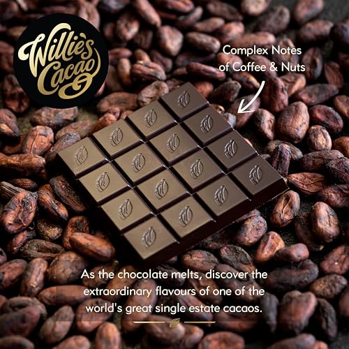 Willie's Cacao - Rio Caribe 72% Dark Chocolate Bar - 50g x 12 - Nutty, Coffee Notes 5
